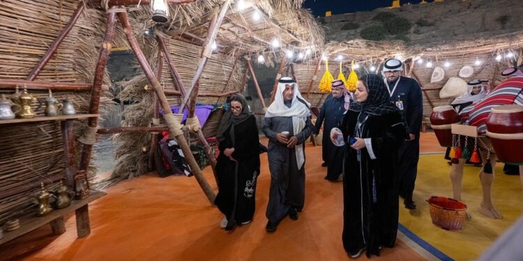 من جولة الوزير أحمد الخطيب في الدرعية (حسابه على منصة إكس)