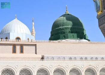 معالم تاريخية في المسجد النبوي تجسّد جمال العمارة الإسلامية