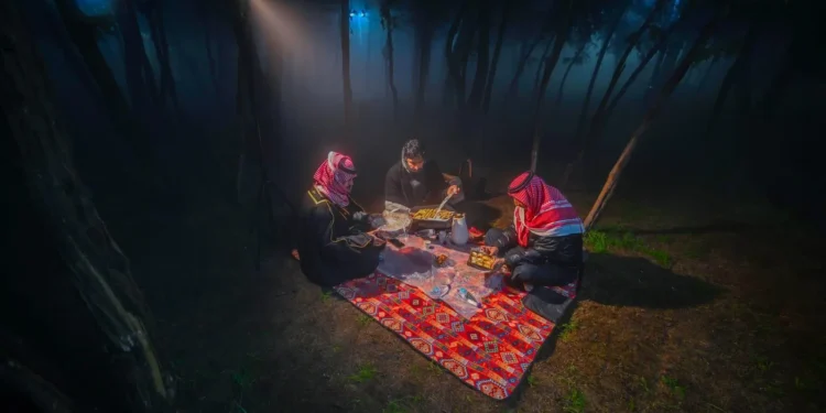 غابة رغدان تستقطب الأهالي والزوار للإفطار في أحضان الطبيعة