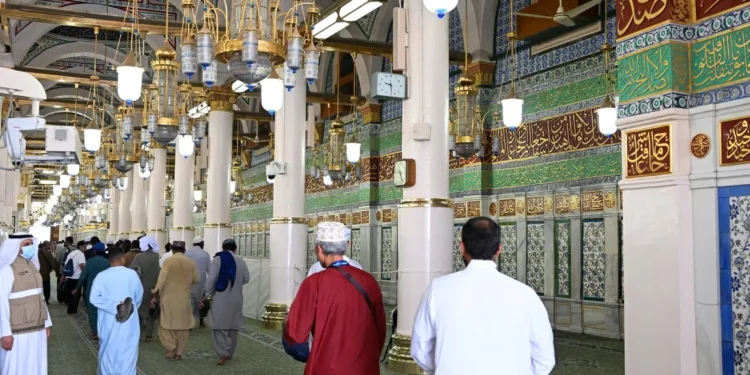 ممر السلام.. أبرز المعالم داخل المسجد النبوي